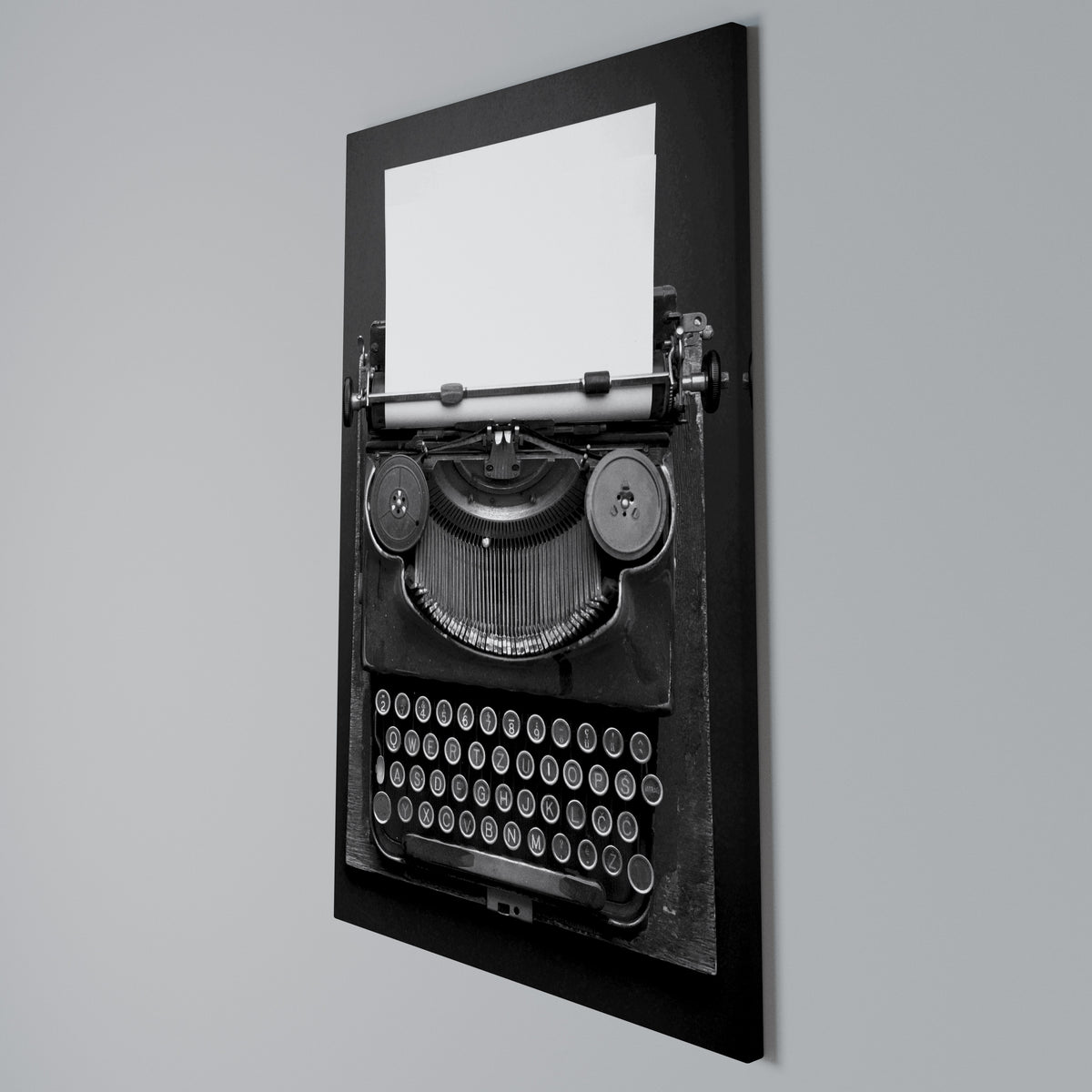 TYPEWRITER SYMPHONY Quadro em tela vertical