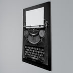 TYPEWRITER SYMPHONY Quadro em tela vertical