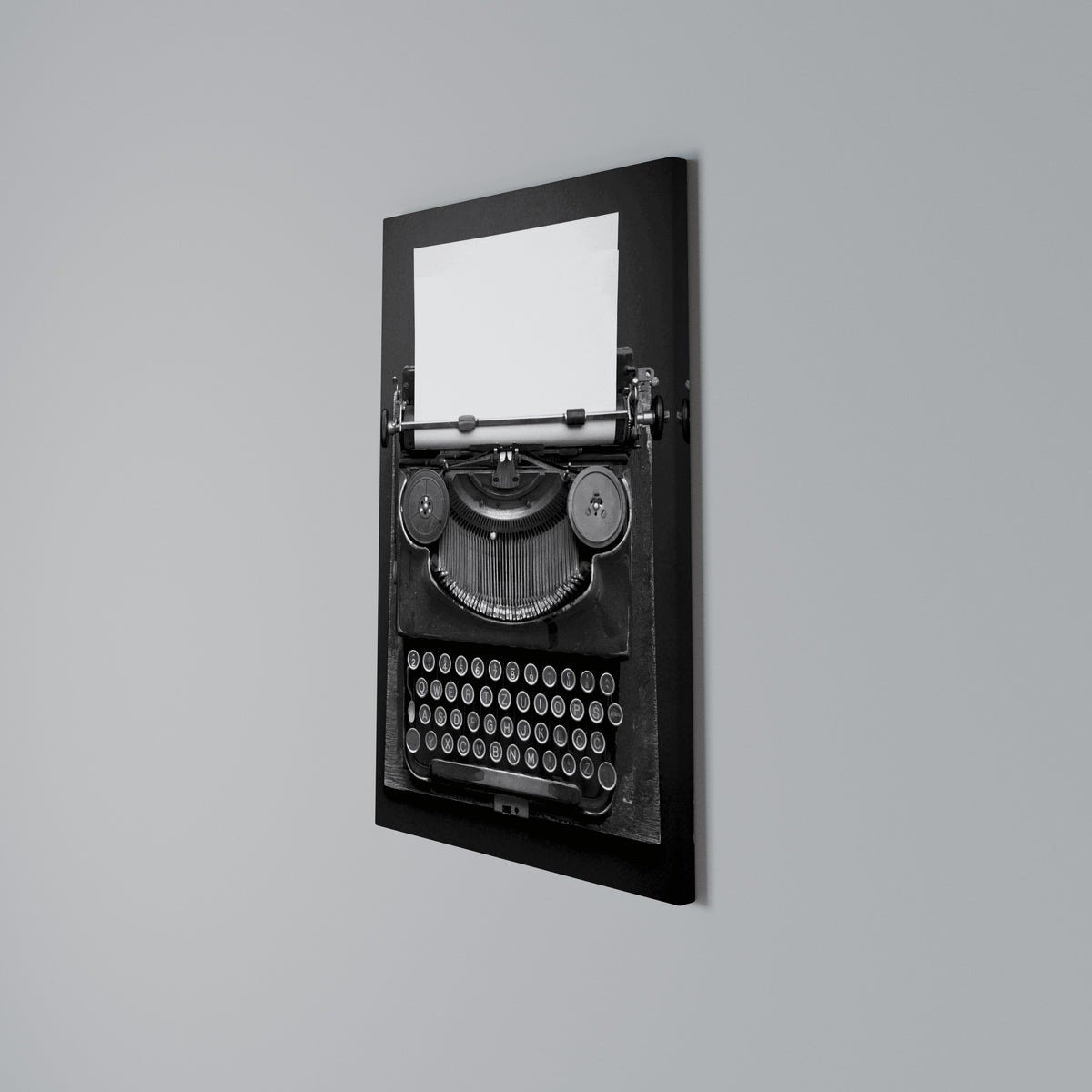 TYPEWRITER SYMPHONY Quadro em tela vertical