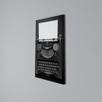 TYPEWRITER SYMPHONY Quadro em tela vertical