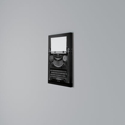 TYPEWRITER SYMPHONY Κατακόρυφος Πίνακας σε Καμβά