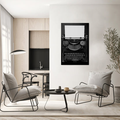 TYPEWRITER SYMPHONY Κατακόρυφος Πίνακας σε Καμβά