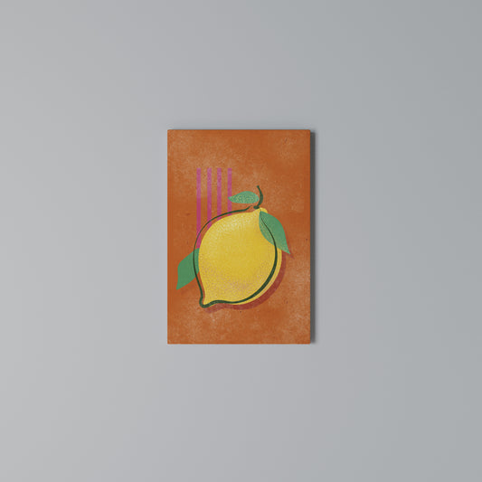 LUSCIOUS LEMON Vertical Canvas Print