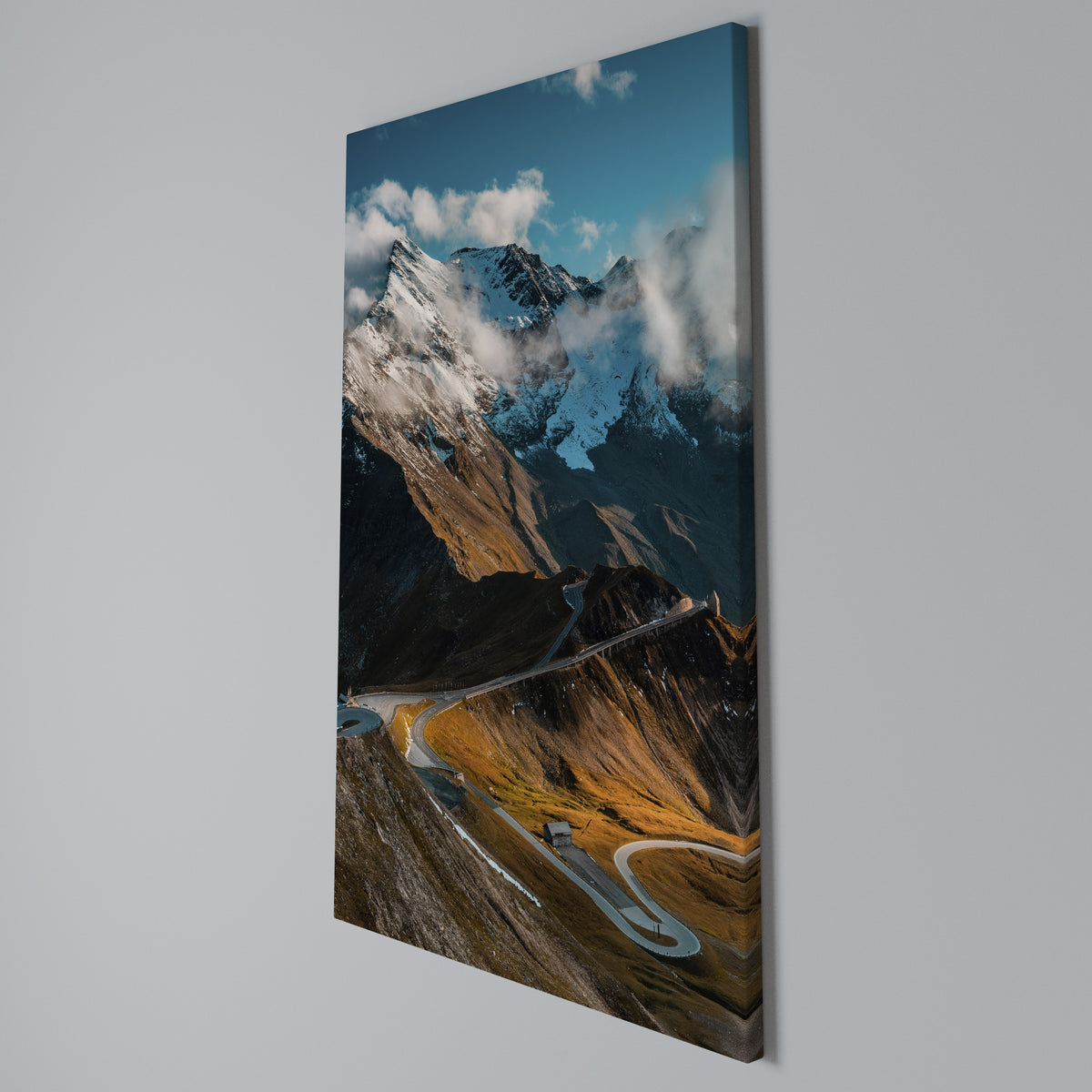 MOUNTAIN SERPENTINE Vertical Canvas Print