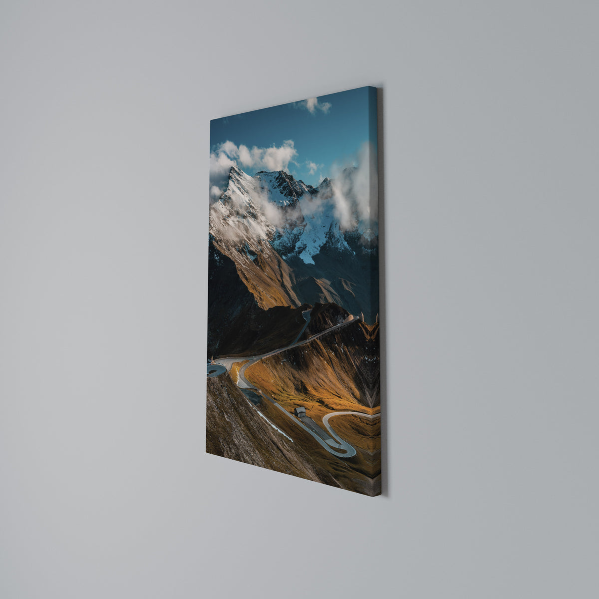 MOUNTAIN SERPENTINE Vertical Canvas Print