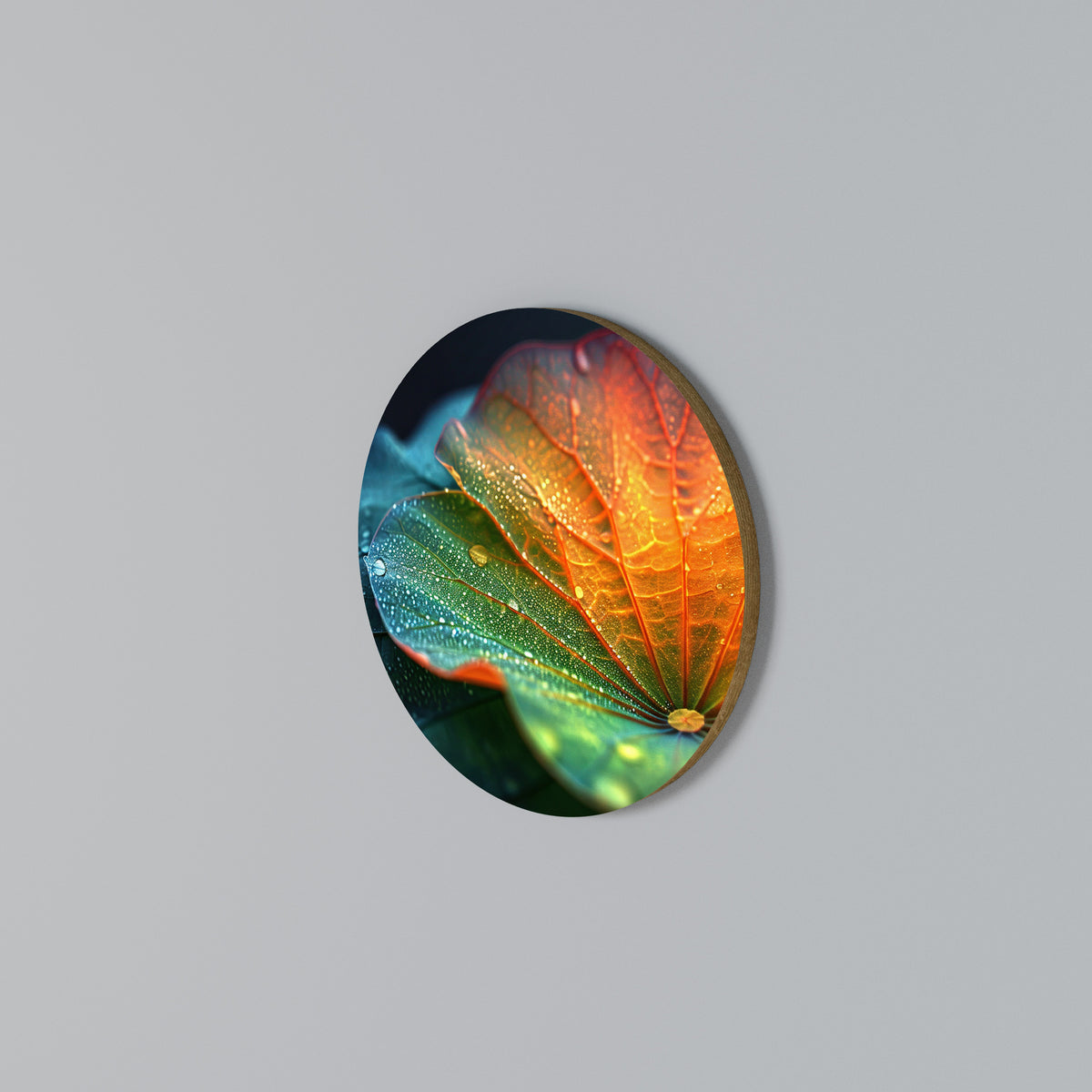 ECHOES OF RAIN Arte de Parede Redonda