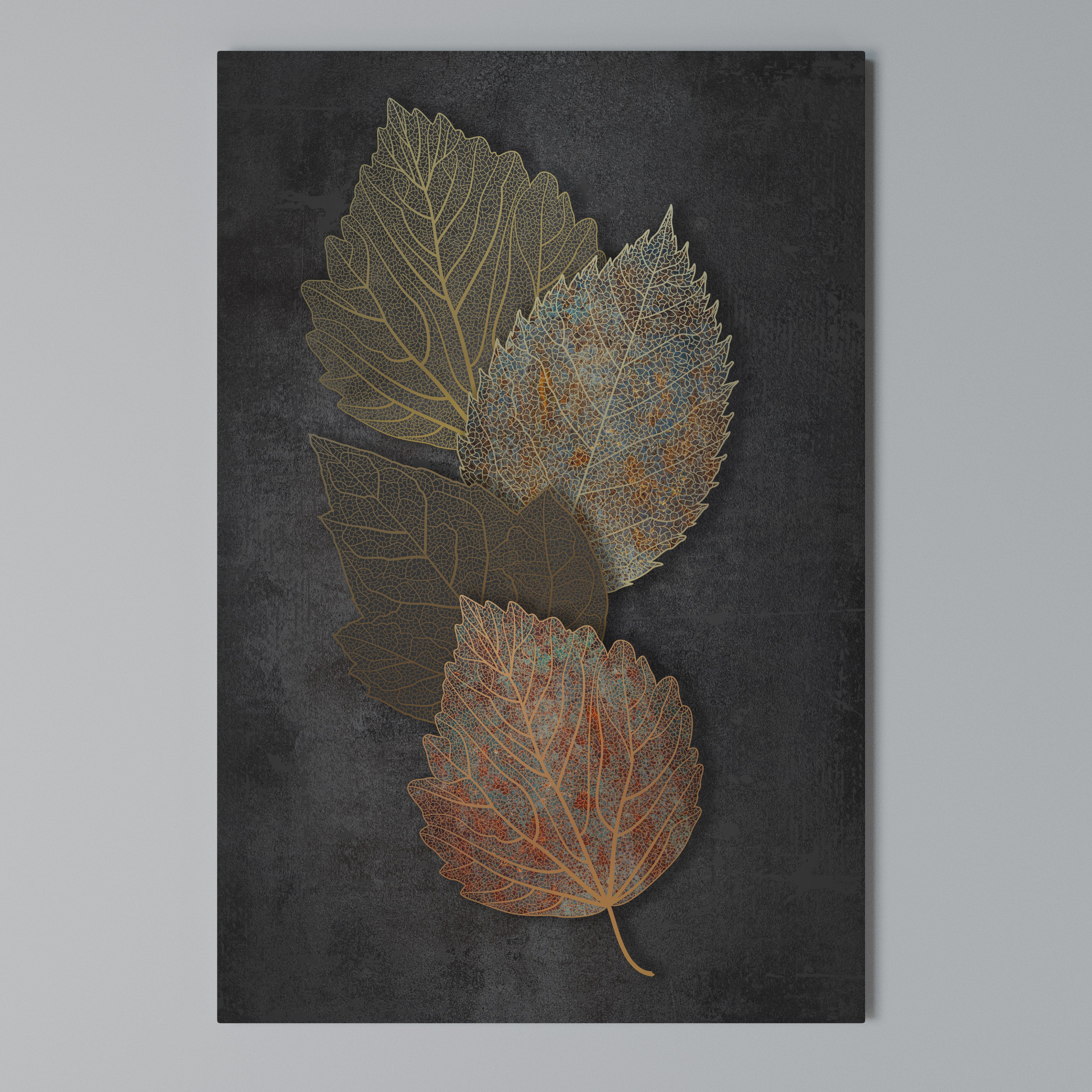 FOLIAGE IN FOCUS Vertical Canvas Print