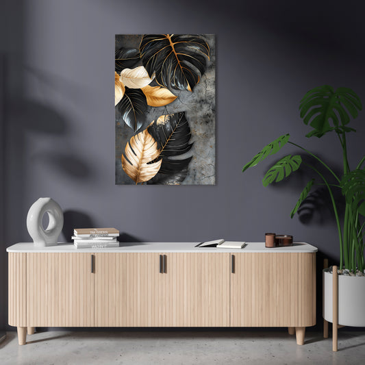 NATURE'S DARK EMBRACE Vertical Canvas Print