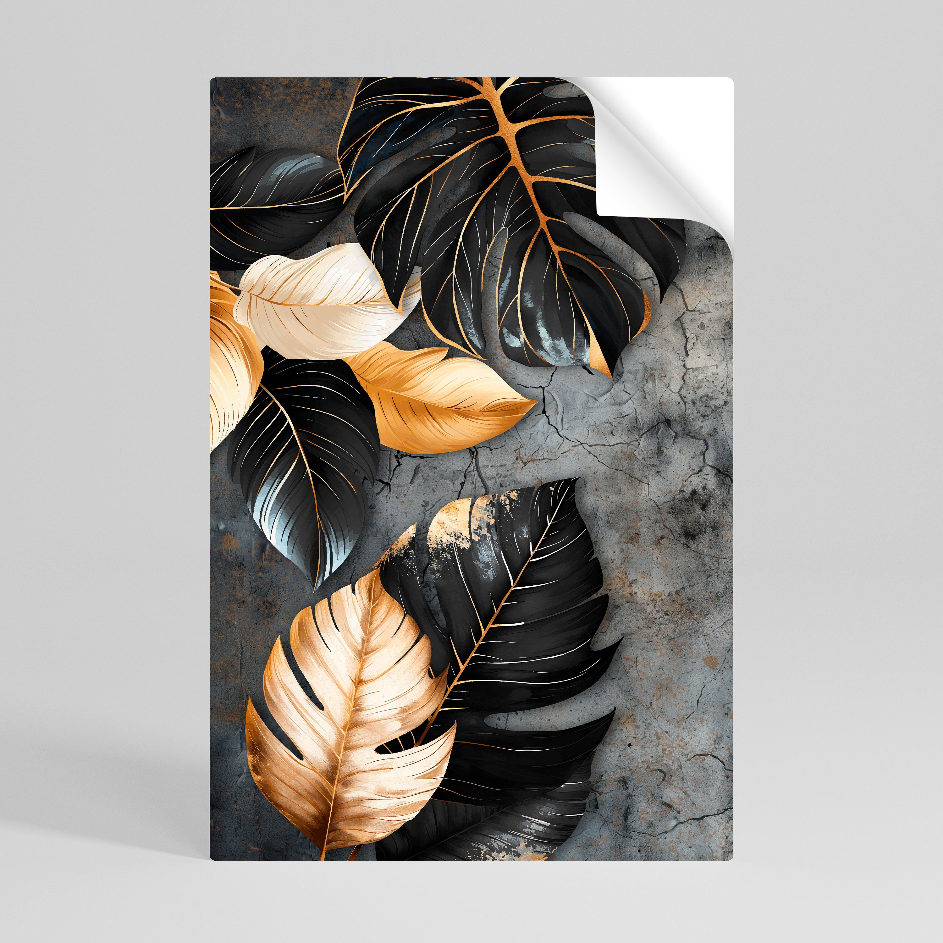 NATURE'S DARK EMBRACE Peel and Stick Vertical Poster