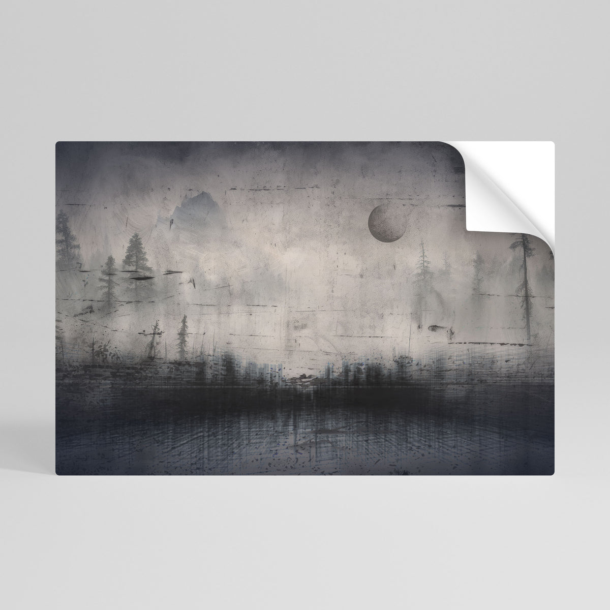ECLIPSE OF SERENITY Póster adhesivo horizontal