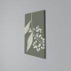 SERENE LEAFY FANTASIES Vertical Canvas Print