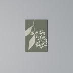 SERENE LEAFY FANTASIES Vertical Canvas Print