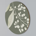 SERENE LEAFY FANTASIES Arte de pared redondo