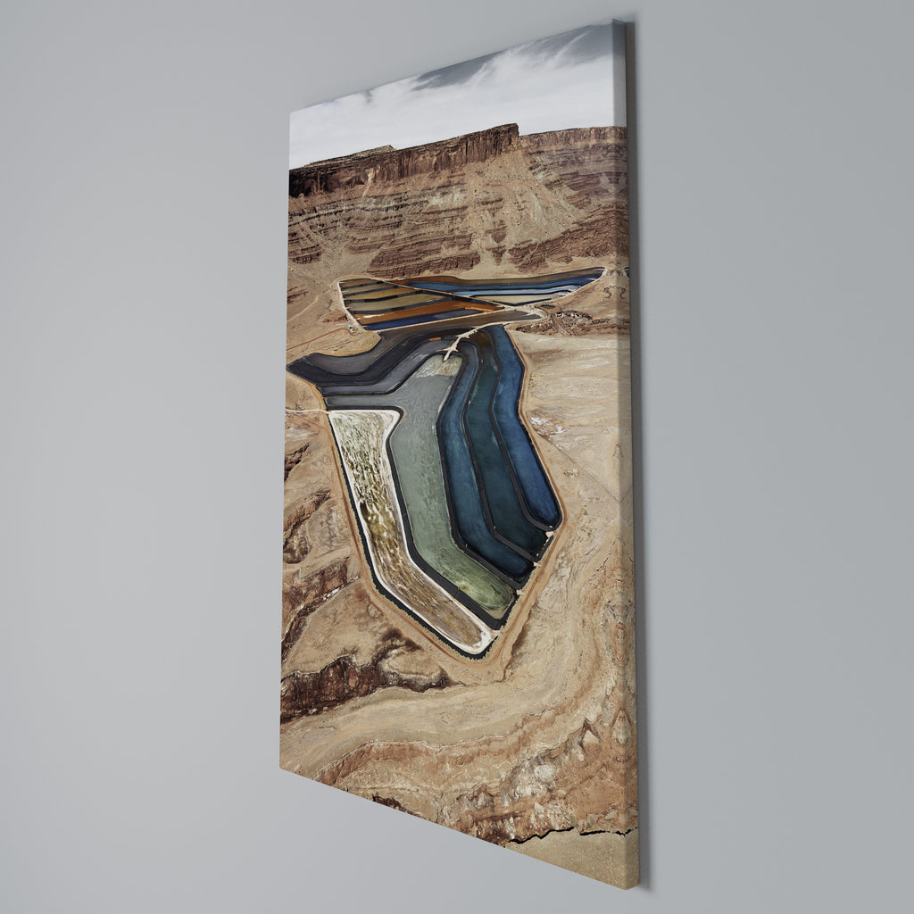 HARMONY IN LAYERS Vertical Canvas Print