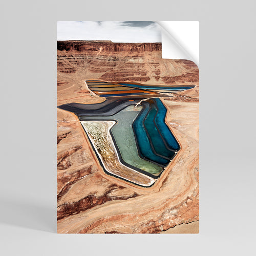 HARMONY IN LAYERS Selbstklebendes Poster - Hochformat