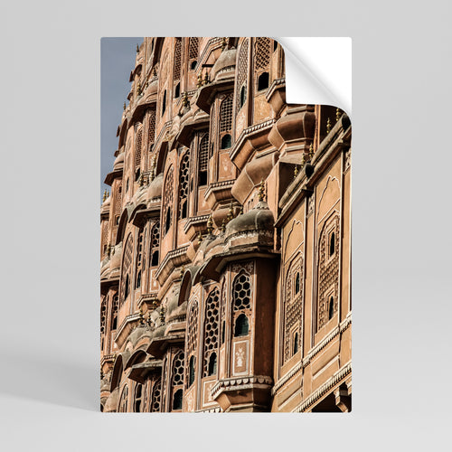 MAJESTIC FACADE FANTASY Selbstklebendes Poster - Hochformat