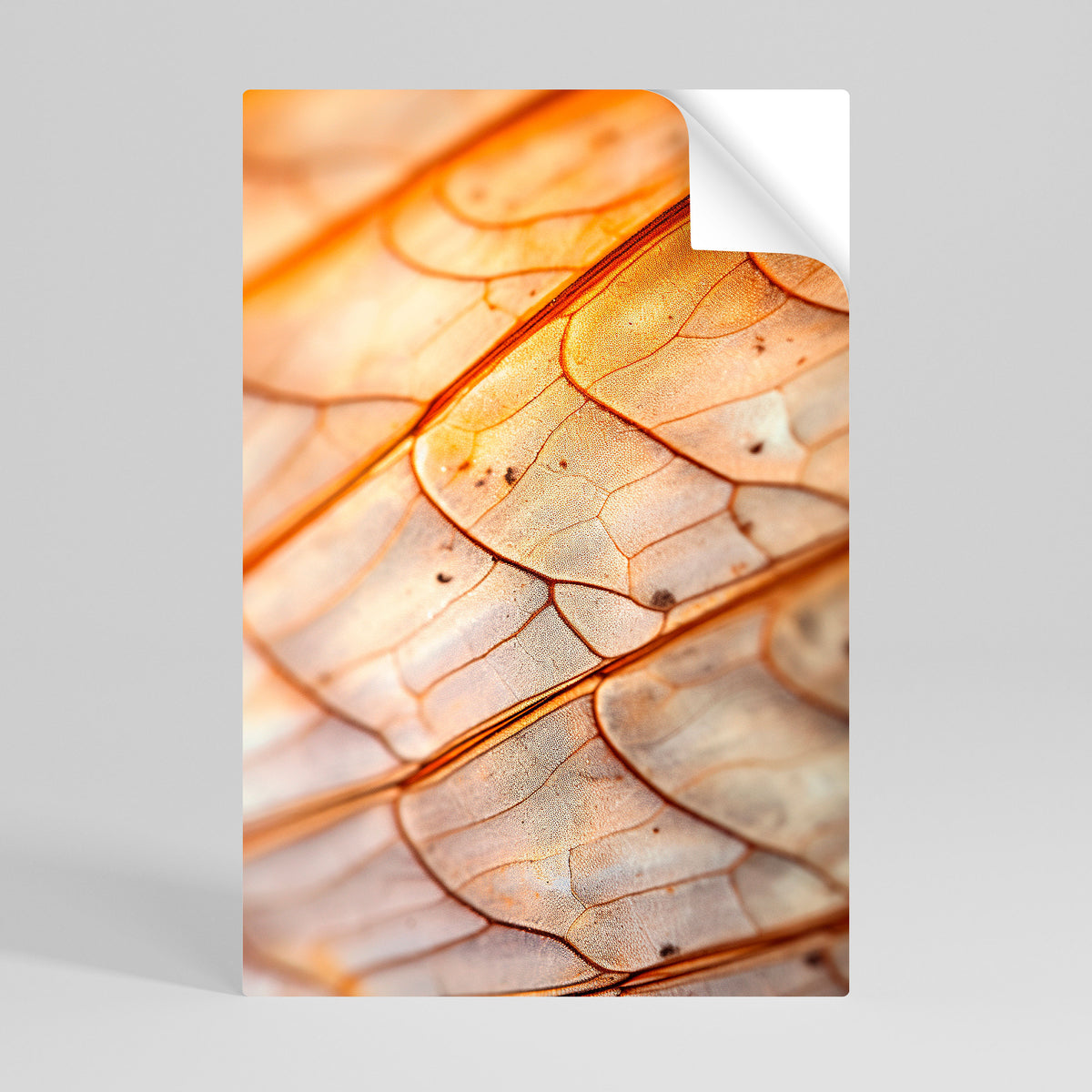 ELEGANT VEINING Poster Verticale Adesivo
