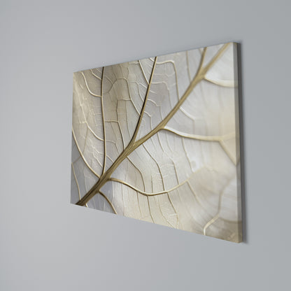 GOLDEN LEAF WHISPERS Stampa su tela orizzontale