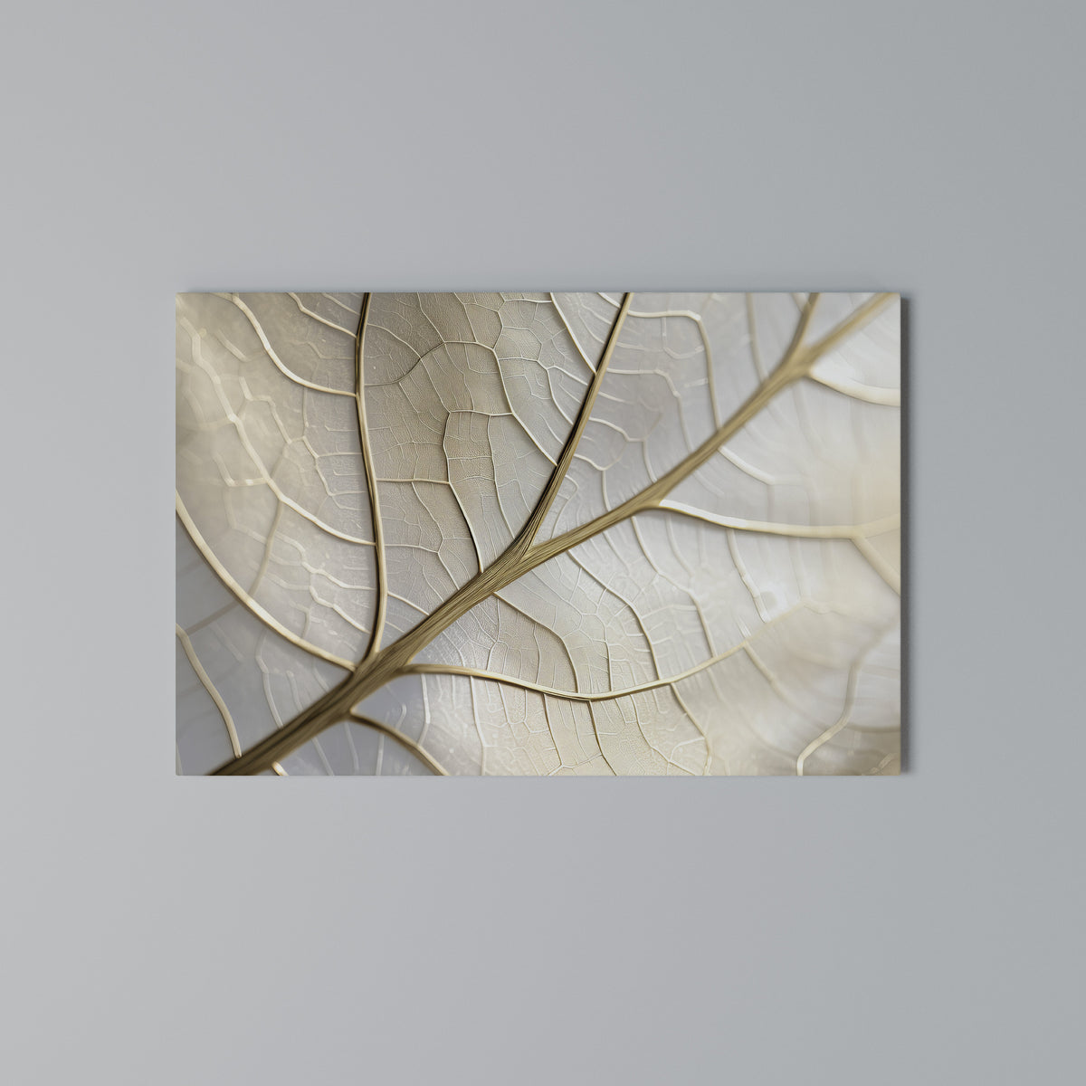 GOLDEN LEAF WHISPERS Stampa su tela orizzontale