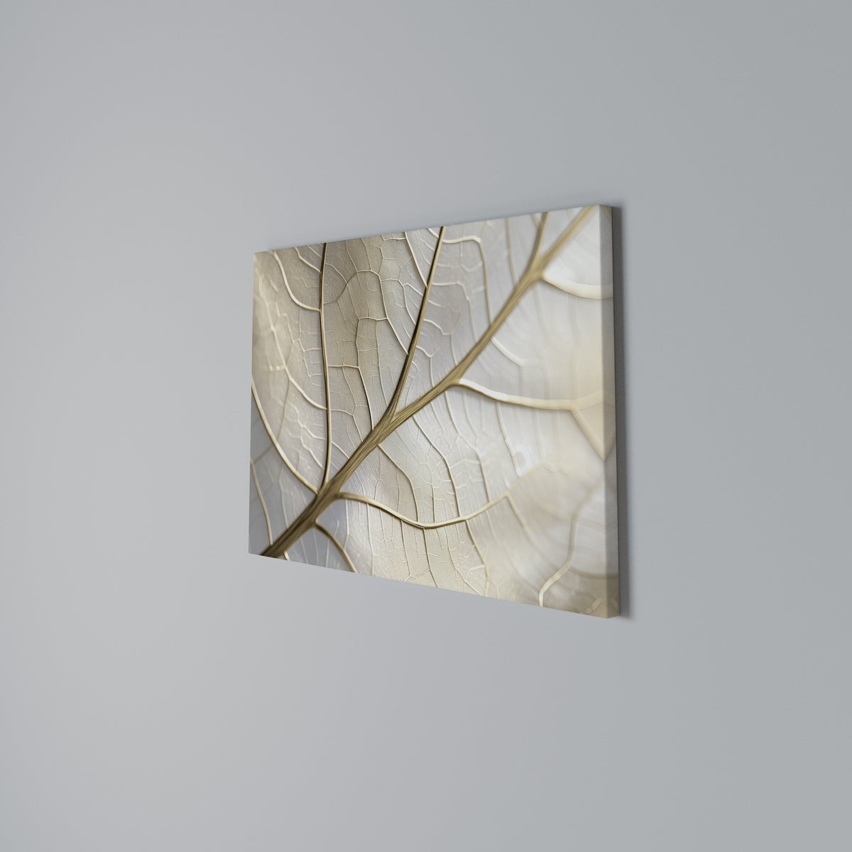 GOLDEN LEAF WHISPERS Stampa su tela orizzontale