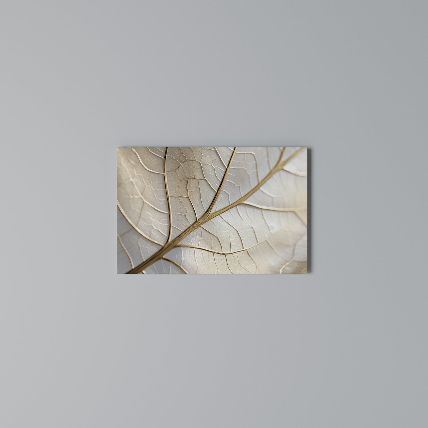 GOLDEN LEAF WHISPERS Stampa su tela orizzontale