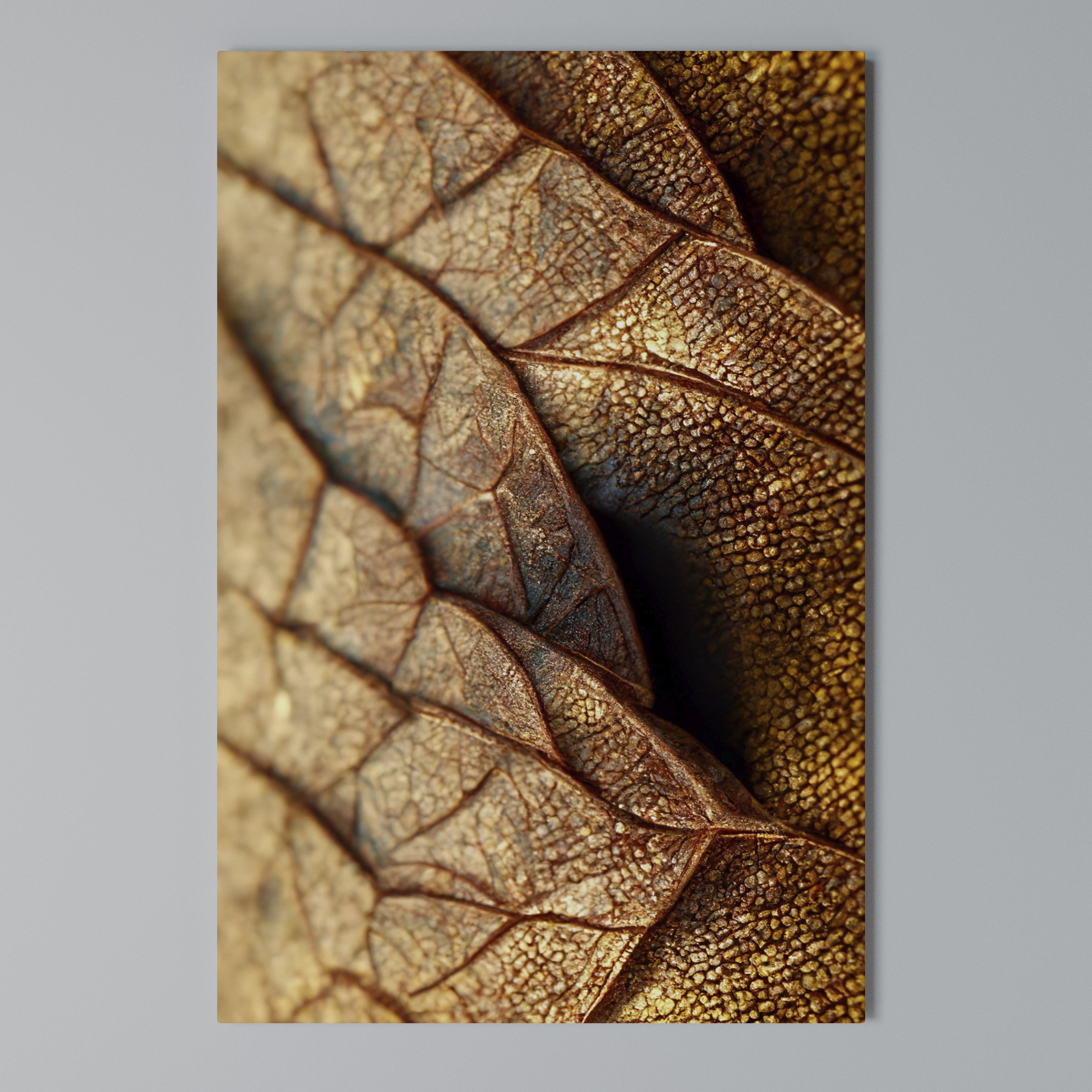RUSTIC TEXTURE STUDY Vertical Canvas Print