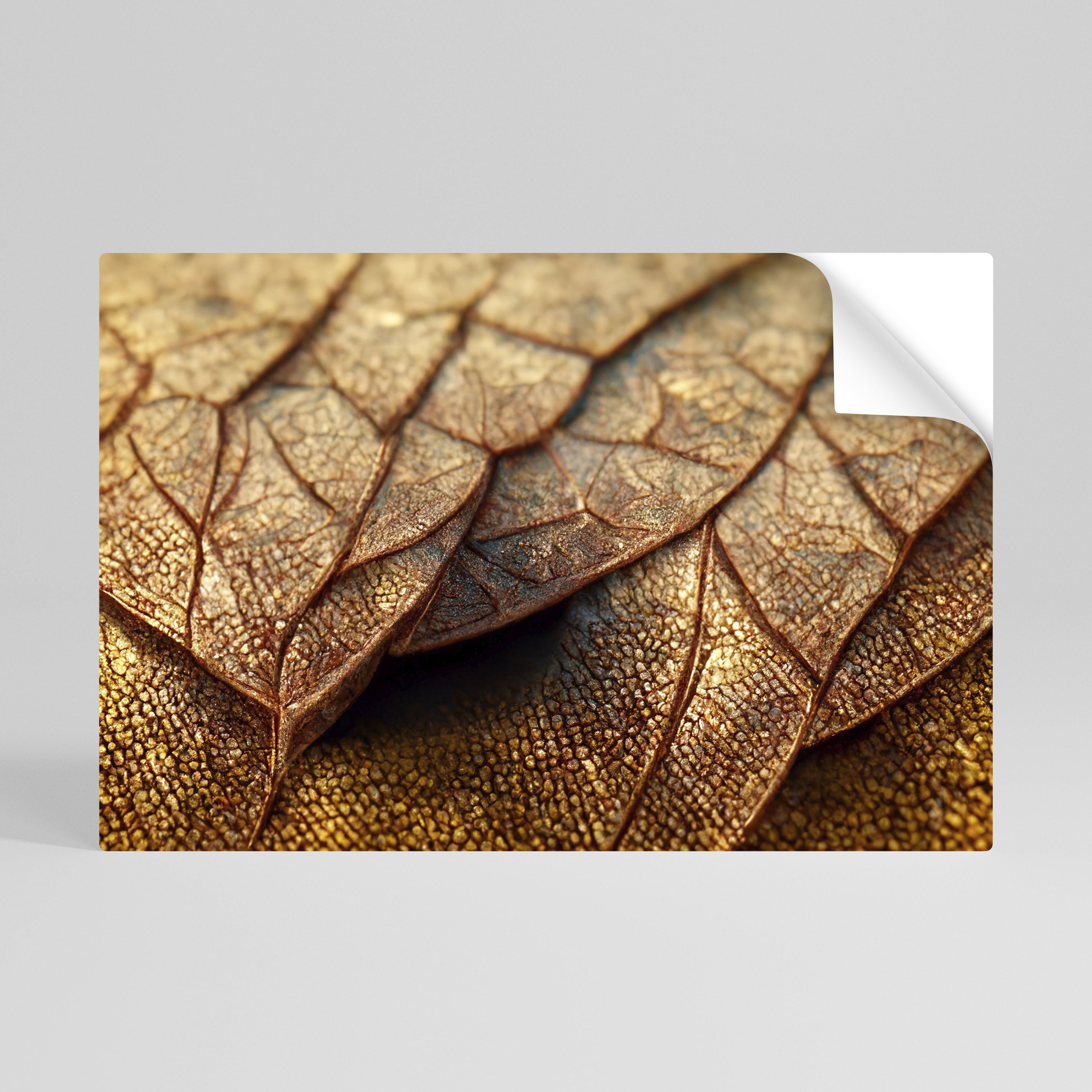 RUSTIC TEXTURE STUDY Självhäftande Horisontell Poster