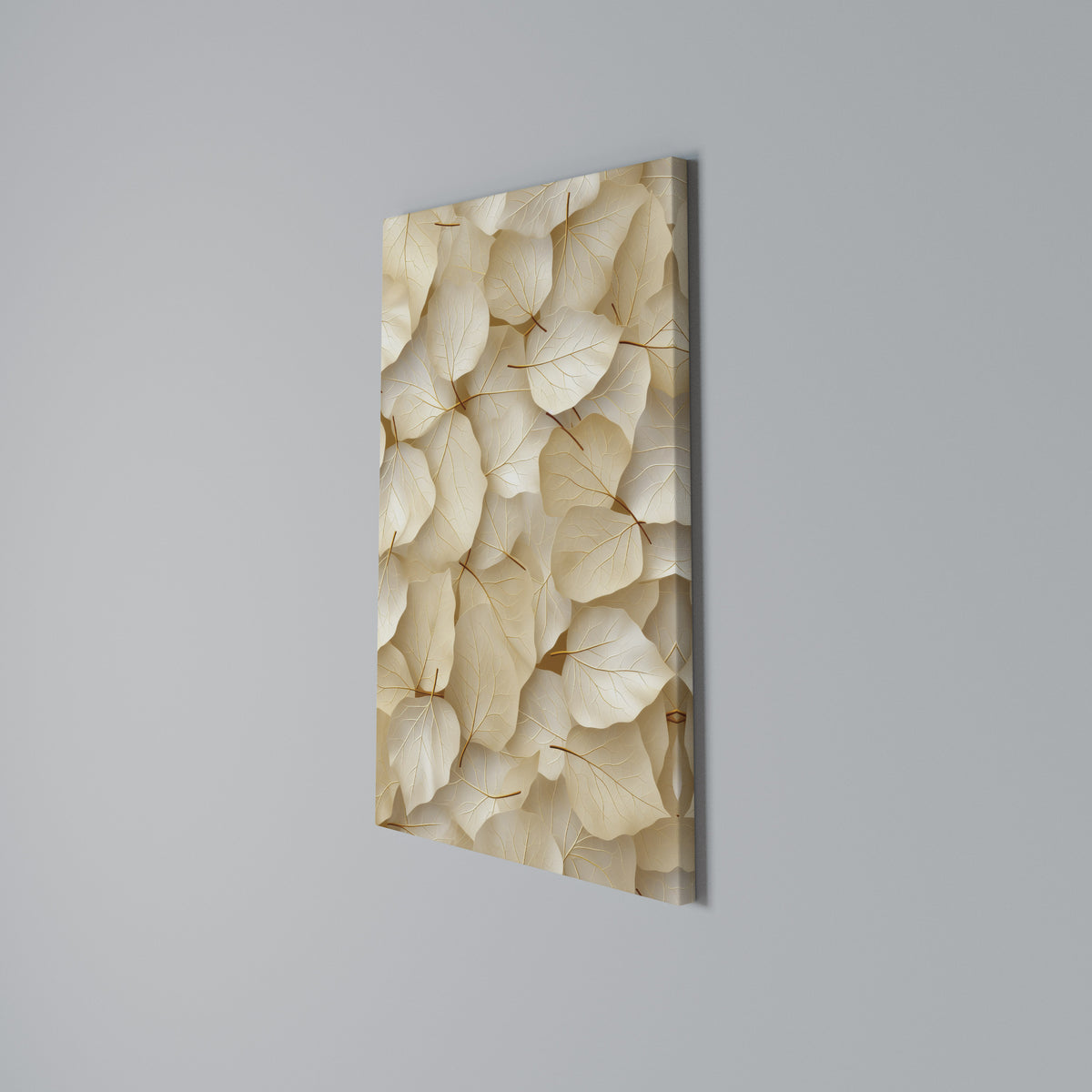 VELLUM LEAF SYMPHONY Quadro em tela vertical