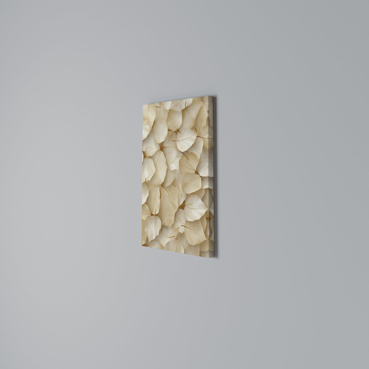 VELLUM LEAF SYMPHONY Quadro em tela vertical