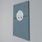 MOONLIT REST Vertical Canvas Print