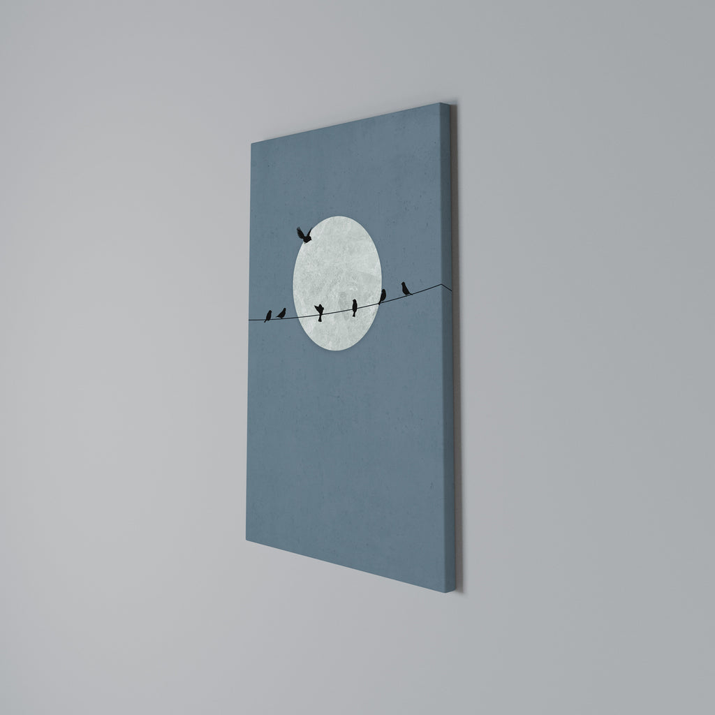 MOONLIT REST Vertical Canvas Print