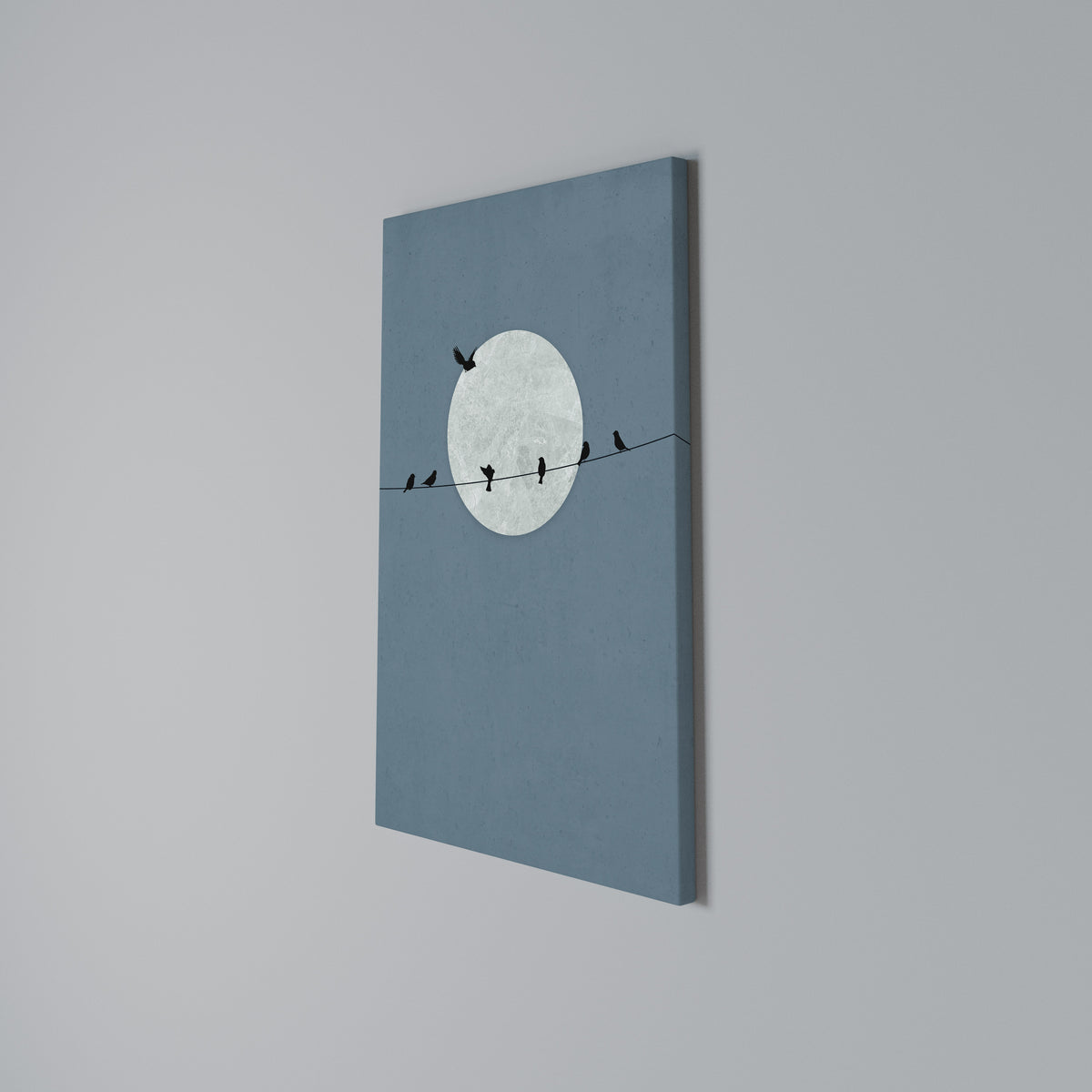 MOONLIT REST Vertical Canvas Print