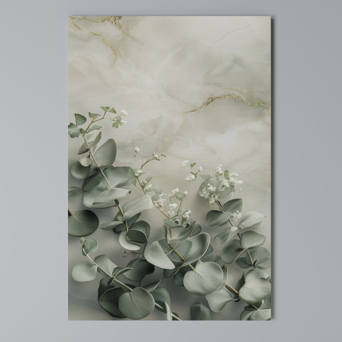 ELEGANT LEAF BALLET Cuadro en lienzo vertical