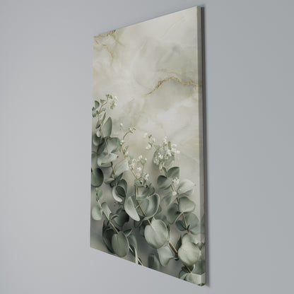 ELEGANT LEAF BALLET Cuadro en lienzo vertical
