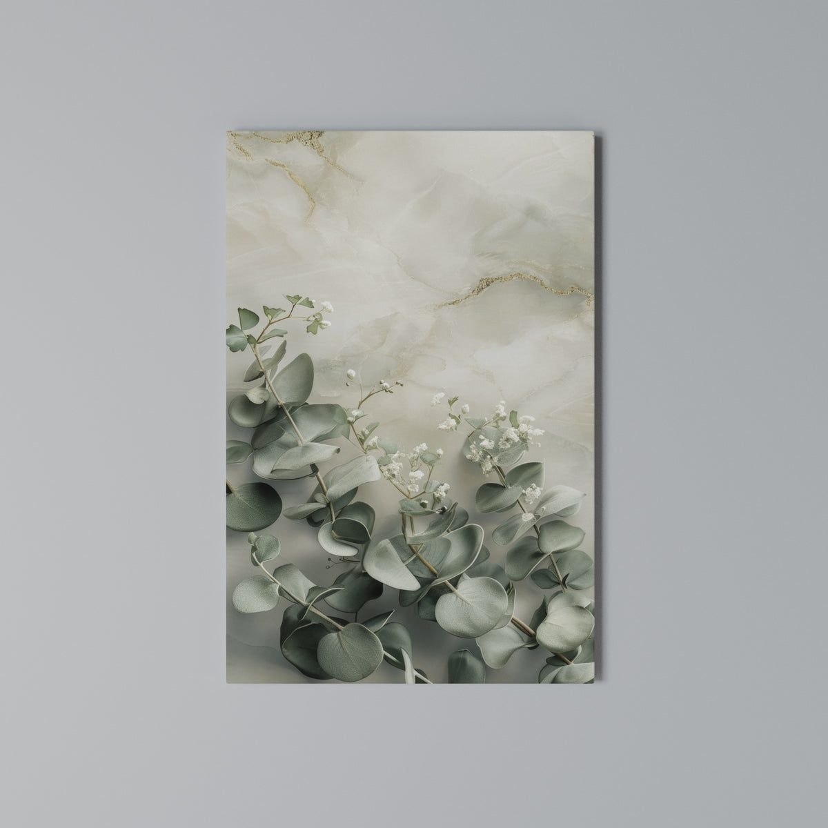 ELEGANT LEAF BALLET Cuadro en lienzo vertical