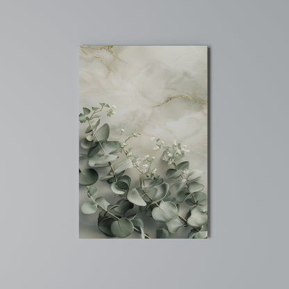 ELEGANT LEAF BALLET Cuadro en lienzo vertical