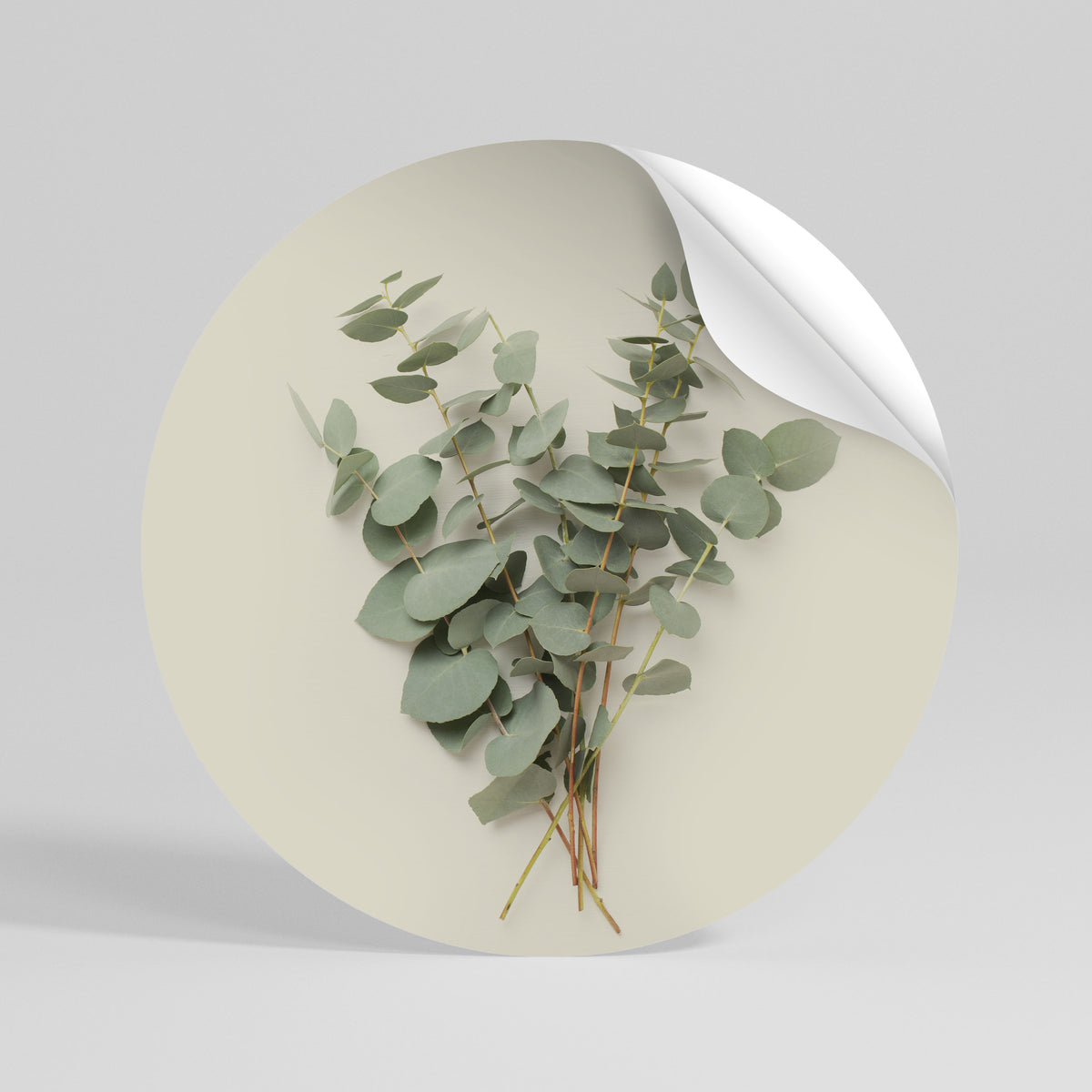 FOLIAGE FANTASIES Runder Wandsticker zum Abziehen und Aufkleben