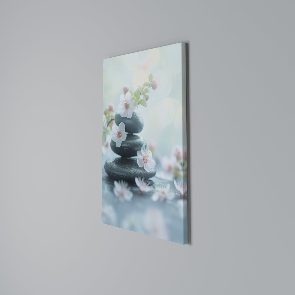 MINDFUL MOMENTS Vertical Canvas Print