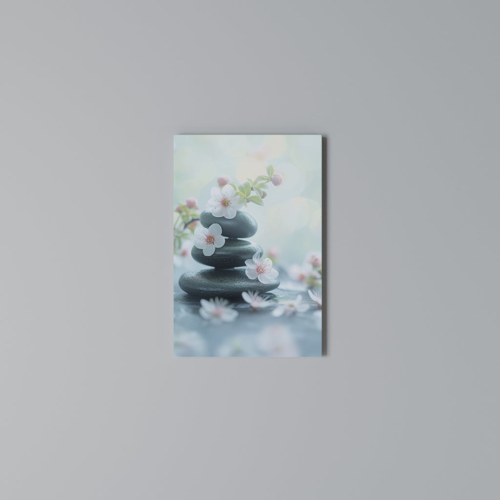 MINDFUL MOMENTS Vertical Canvas Print