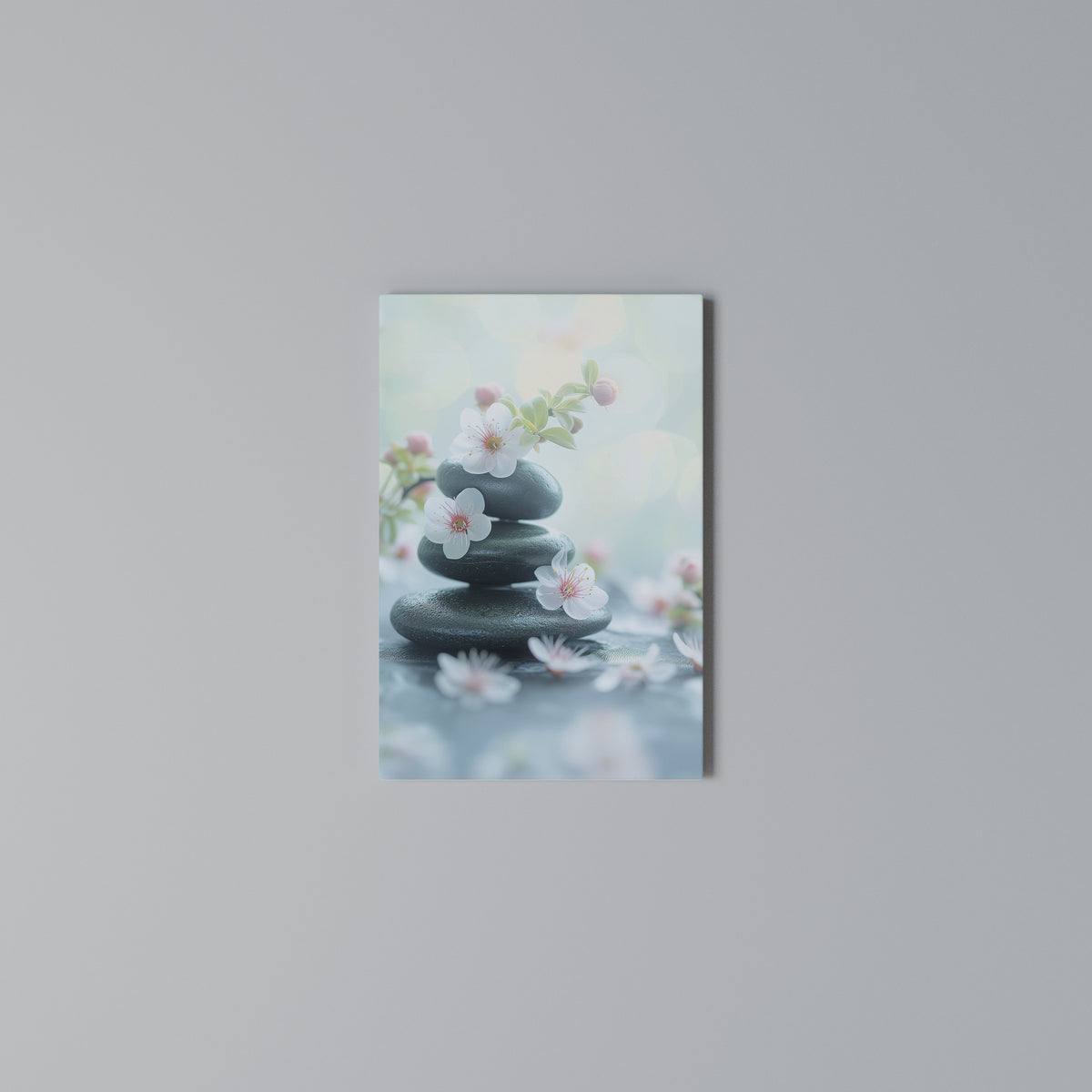 MINDFUL MOMENTS Vertical Canvas Print