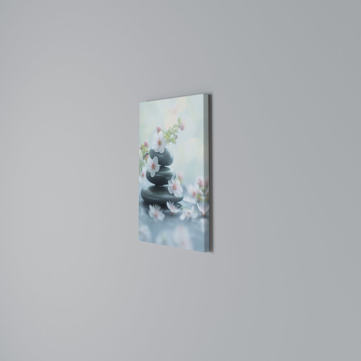 MINDFUL MOMENTS Vertical Canvas Print
