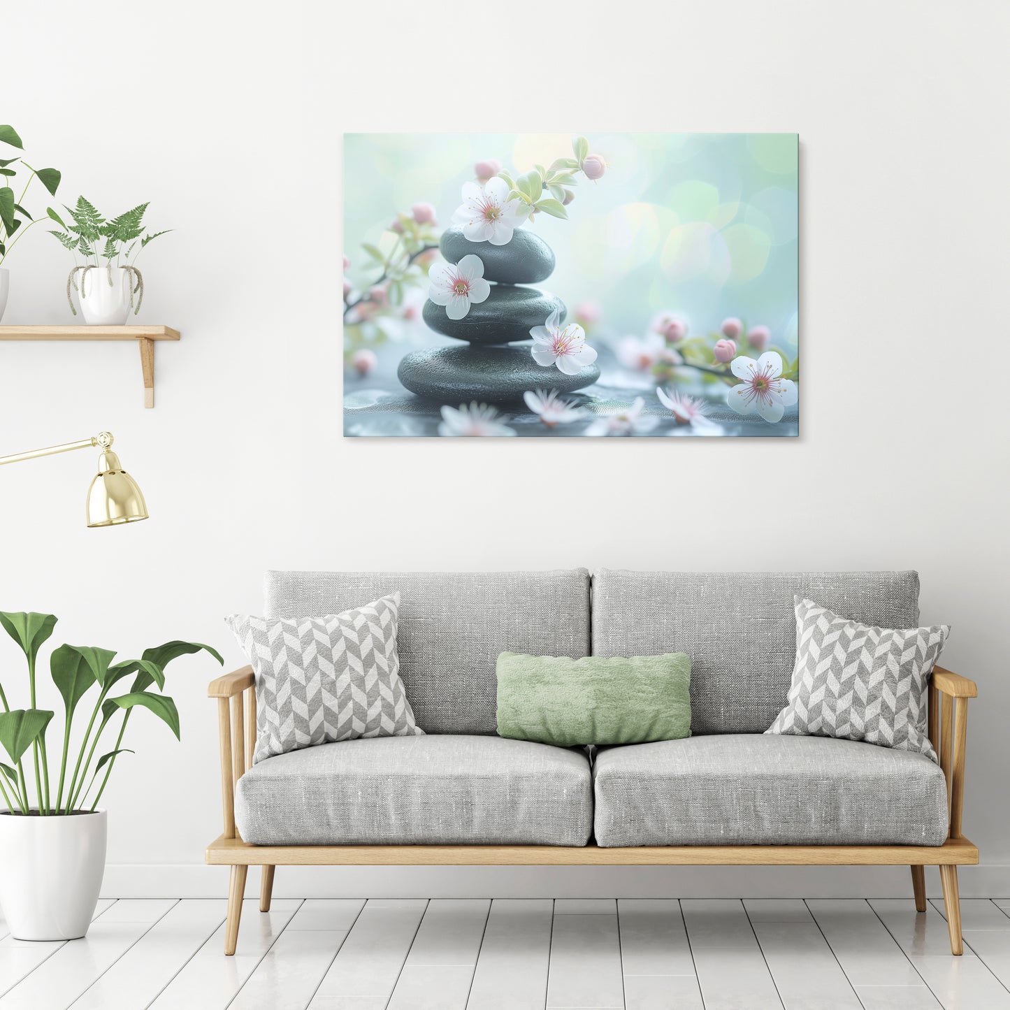 MINDFUL MOMENTS Horizontal Canvas Print