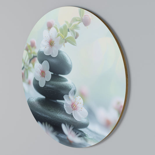 MINDFUL MOMENTS Arte de Parede Redonda