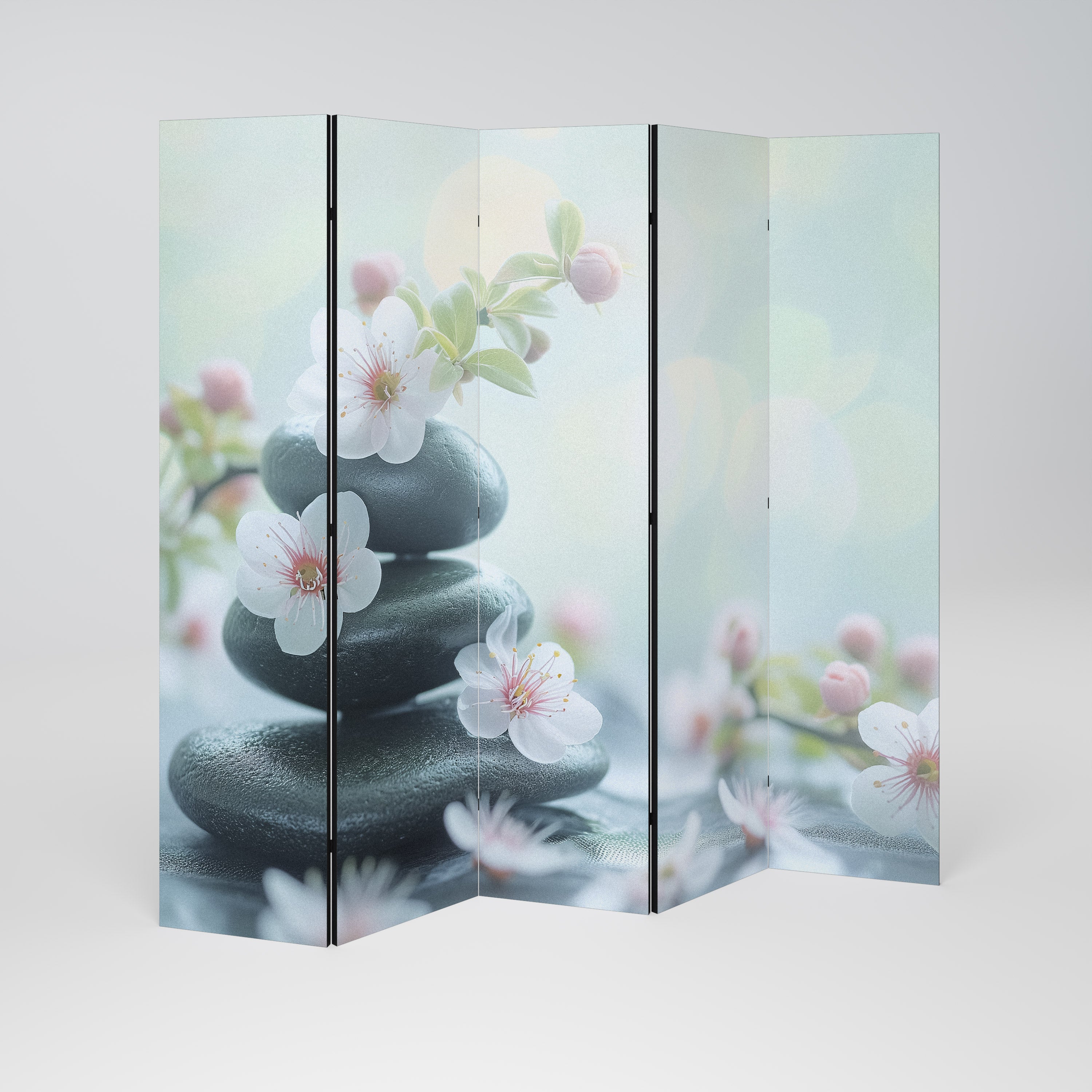 MINDFUL MOMENTS 5-Panel Room Divider