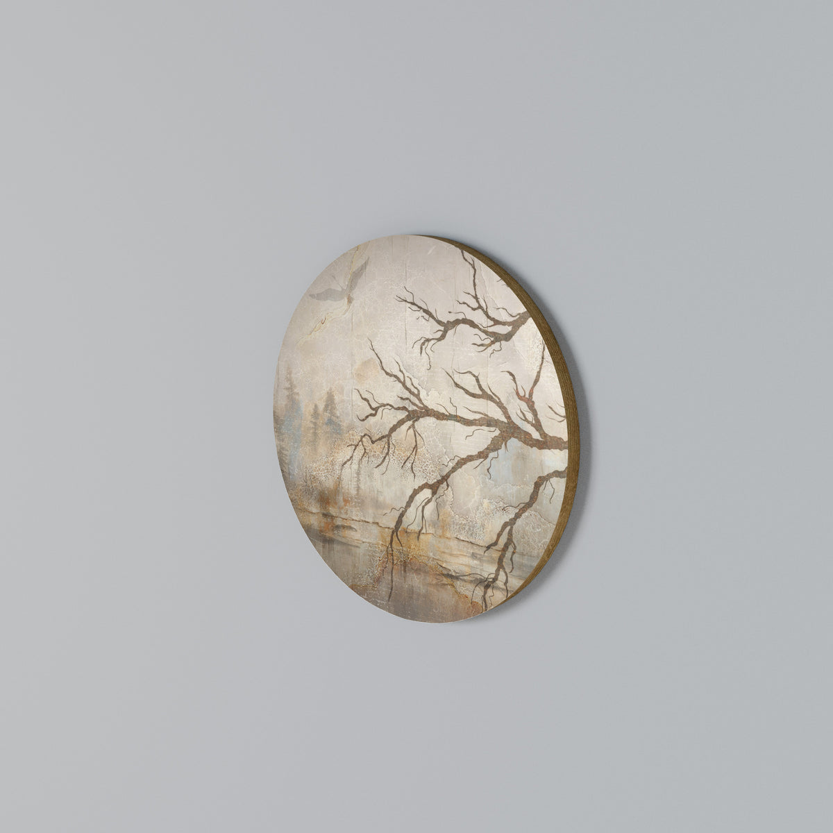 FLIGHT OF FANTASY Round Wall Art