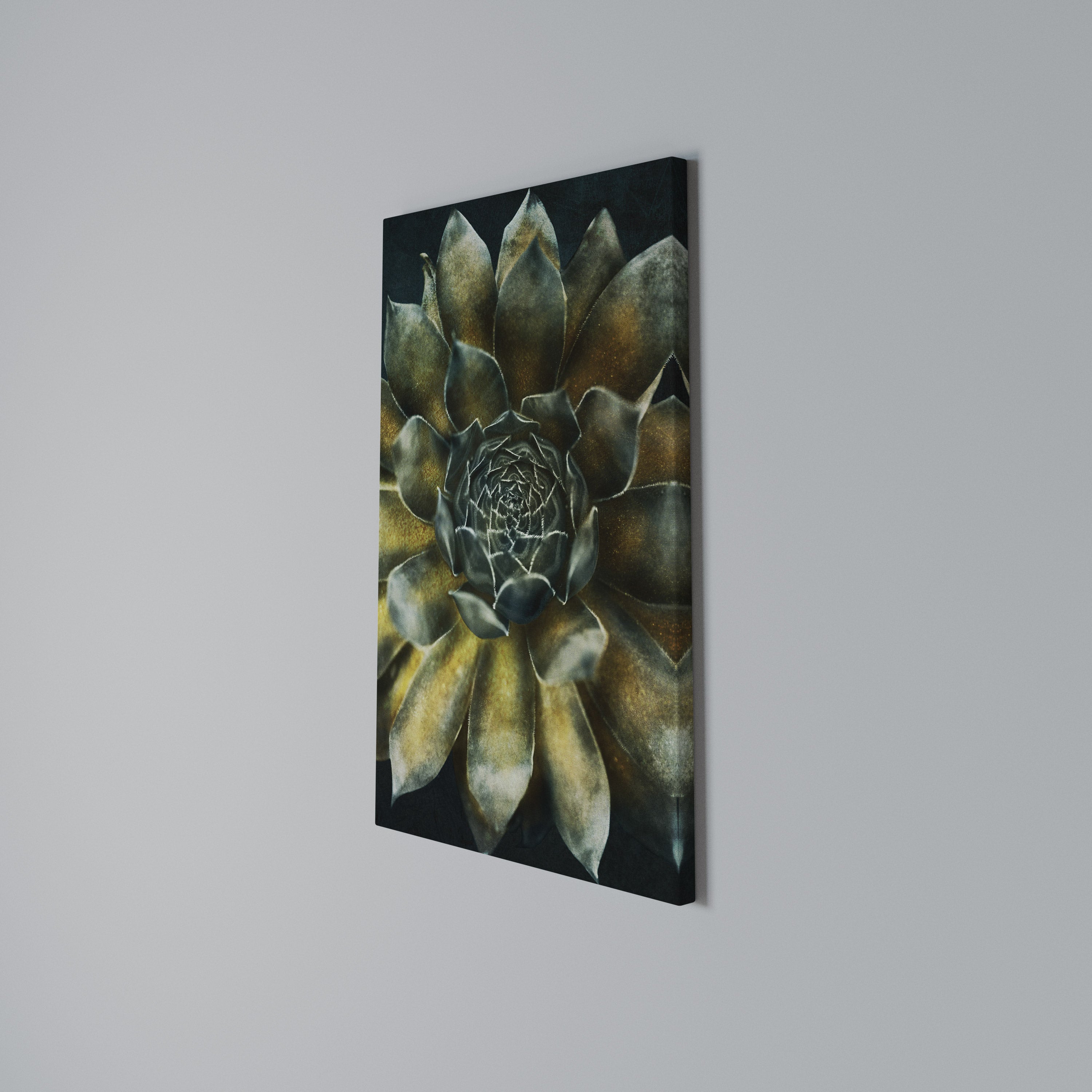 MYSTICAL SUCCULENT WHIRL Κατακόρυφος Πίνακας σε Καμβά