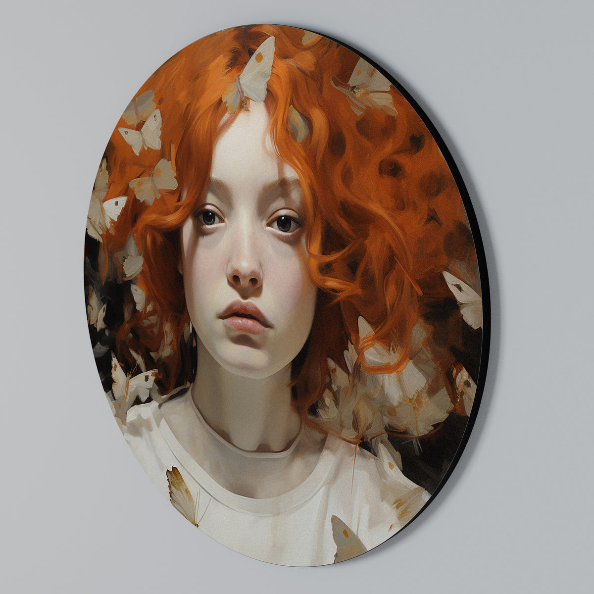 BUTTERFLY DREAMS Round Wall Art