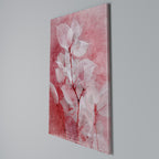 ETHERAL PETAL GLOW Vertical Canvas Print