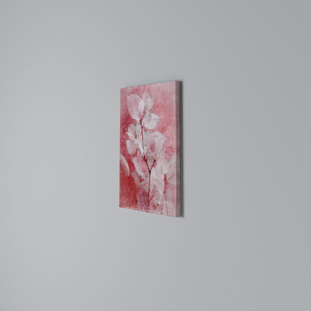 ETHERAL PETAL GLOW Vertical Canvas Print