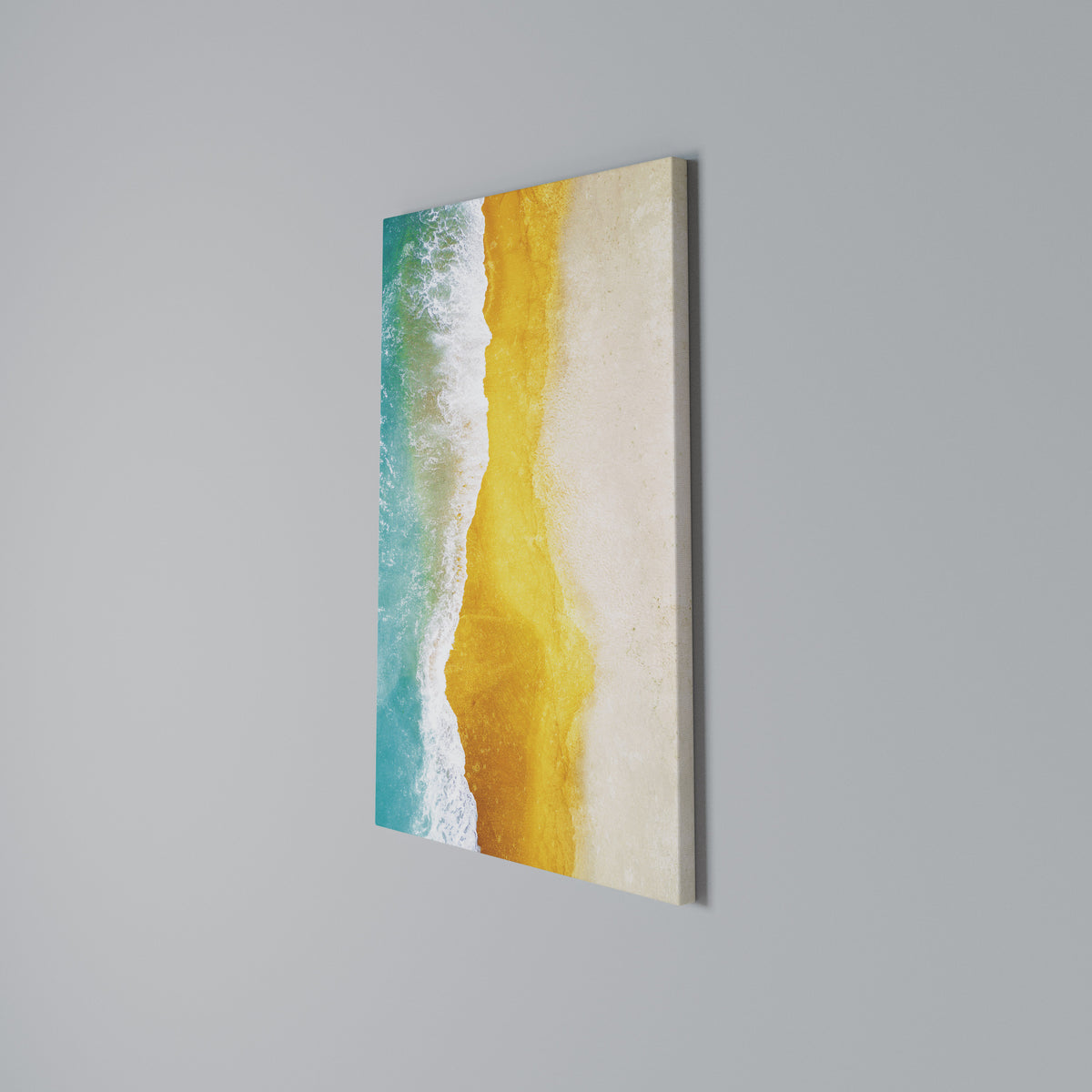 TRILOGY OF TIDES Vertical Canvas Print